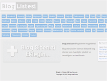 Tablet Screenshot of bloglistesi.com